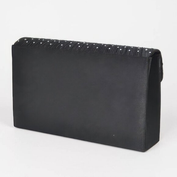Rhinestone Satin Party Clutch